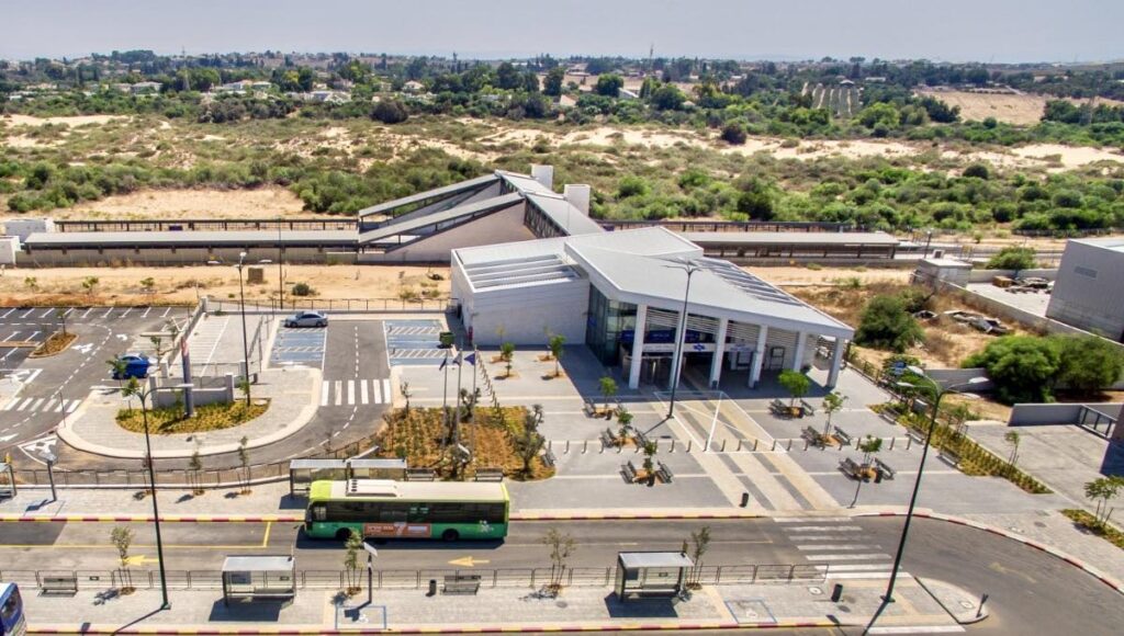 צילום תחנת הרכבת ספיר