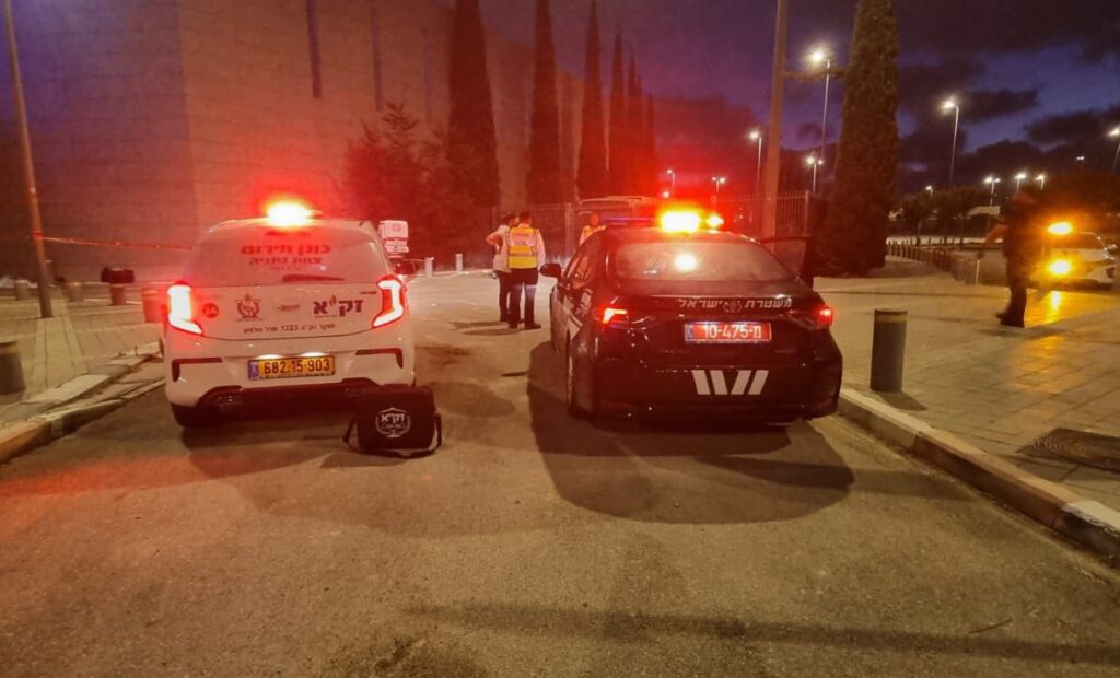 צילום אזור פינוי הגופה
