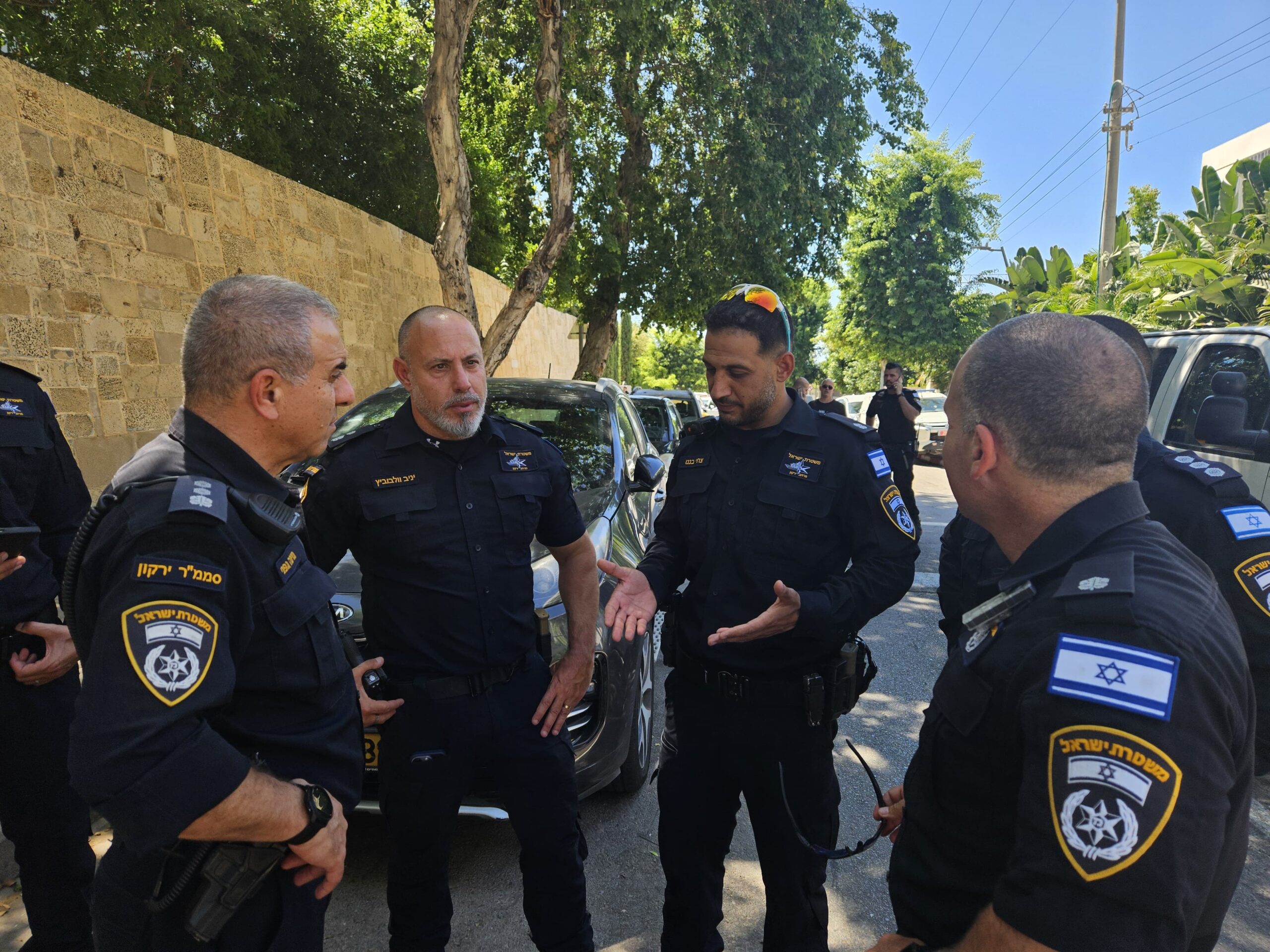 צילום קציני המשטרה בזירת האירוע