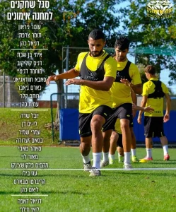 סגל השחקנים הקיים.צילום: מכבי נתניה