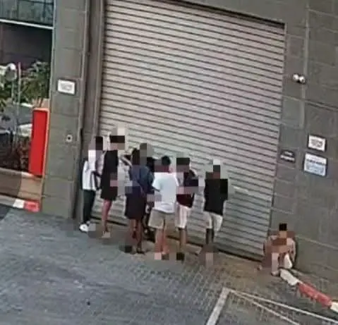 מתוך התקרית האלימה