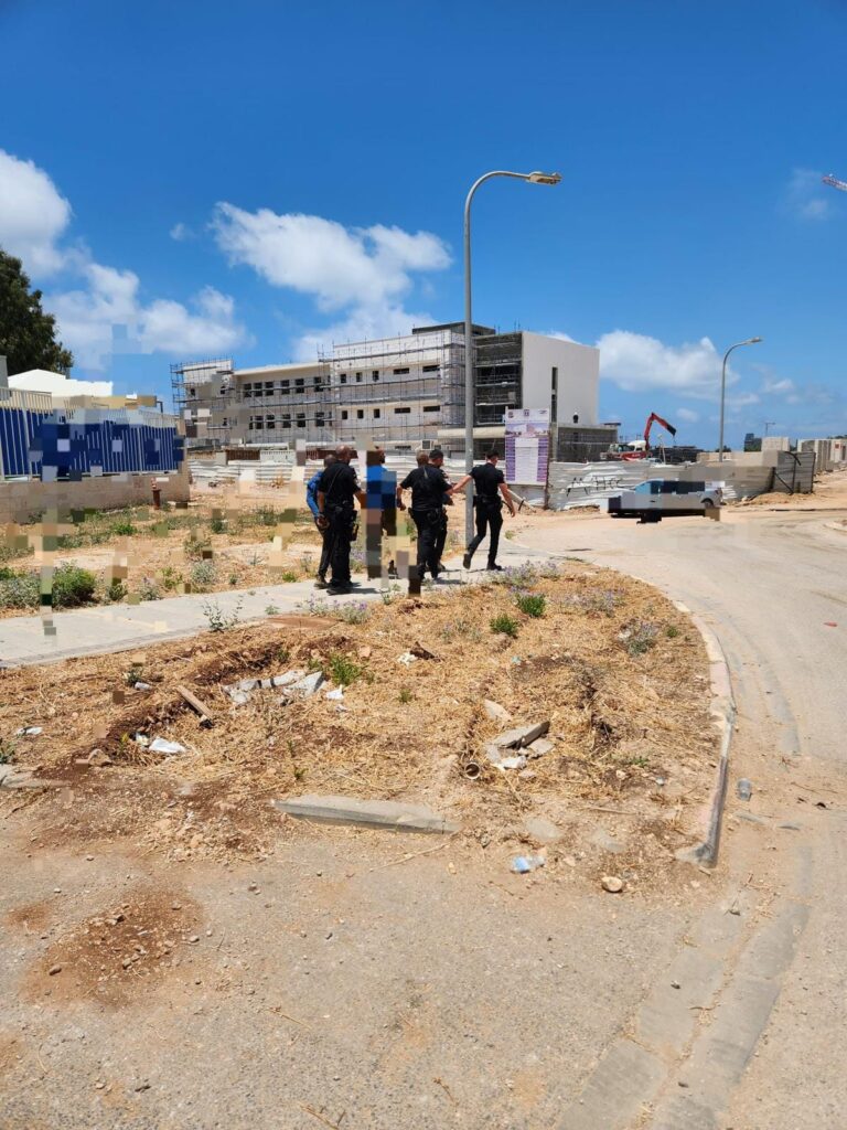 תמונה של אתר הבניה