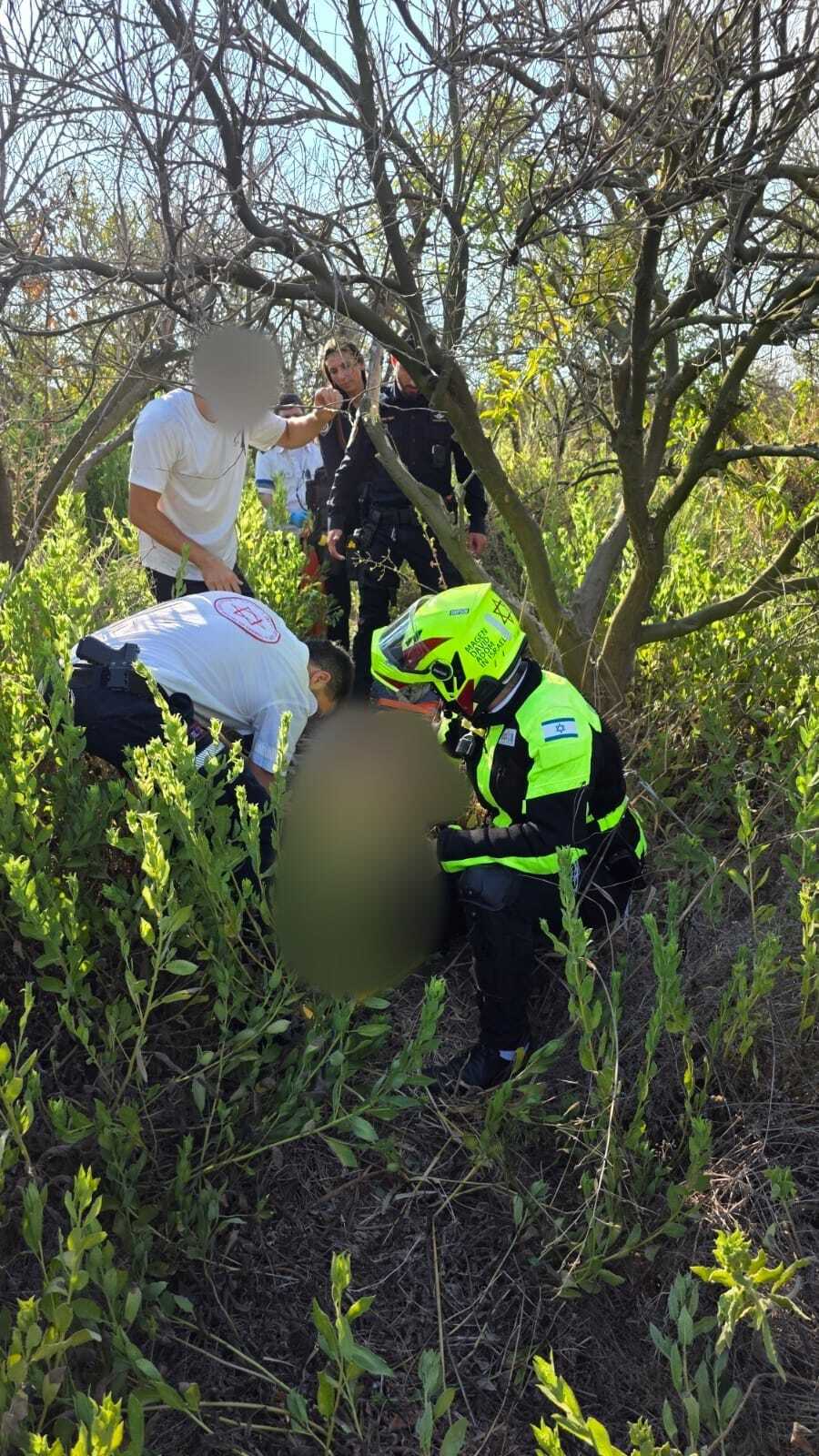 צילום מזירת התאונה