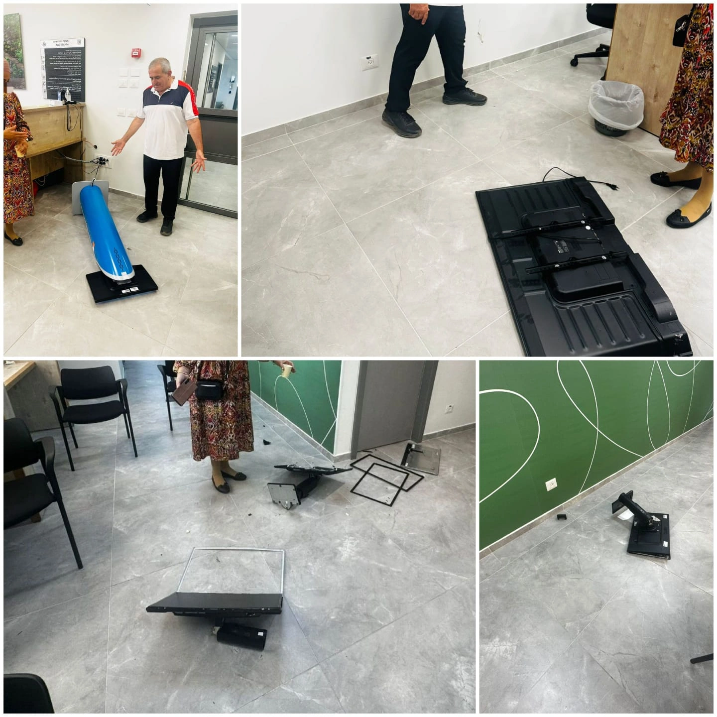 צילום ההרס במקום