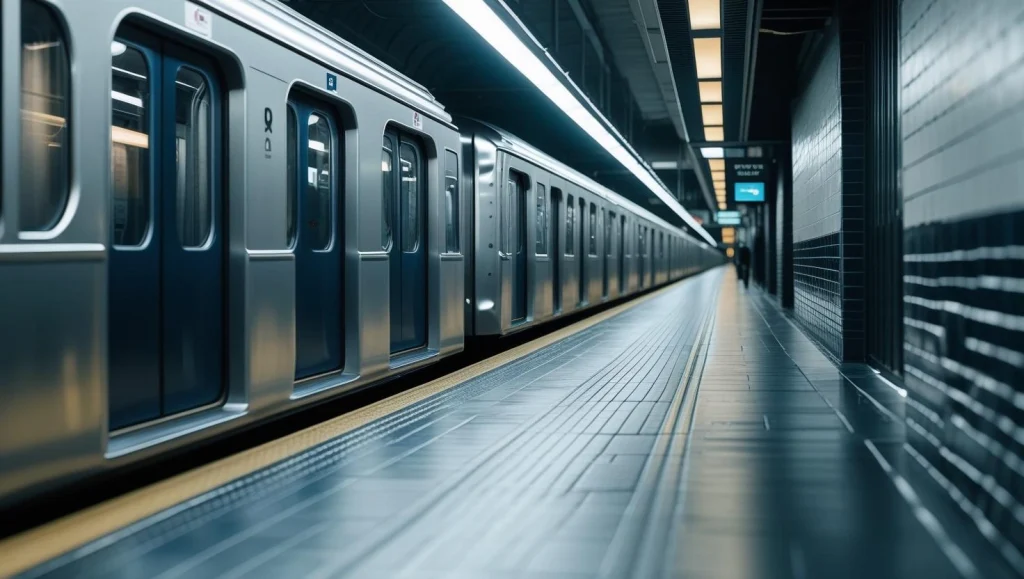 אילוסטרציה של רכבת מטרו