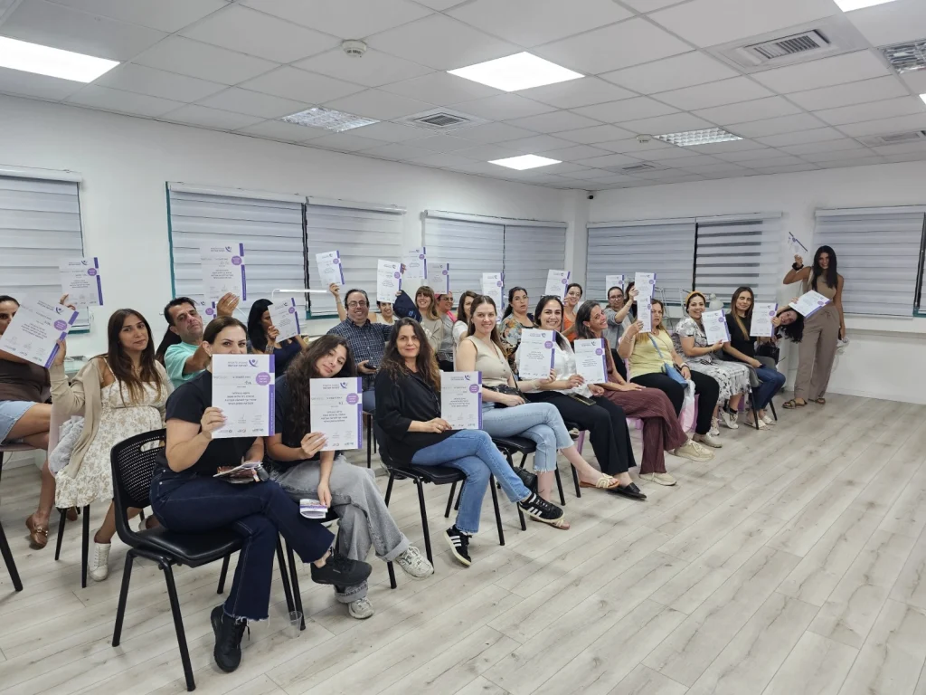 צילום מתוך מפגש ההדרכה של בעלות המקצוע