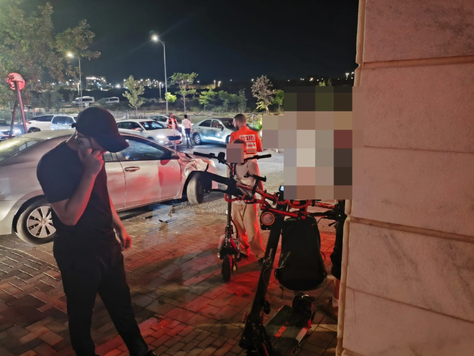 צילום מזירת התאונה