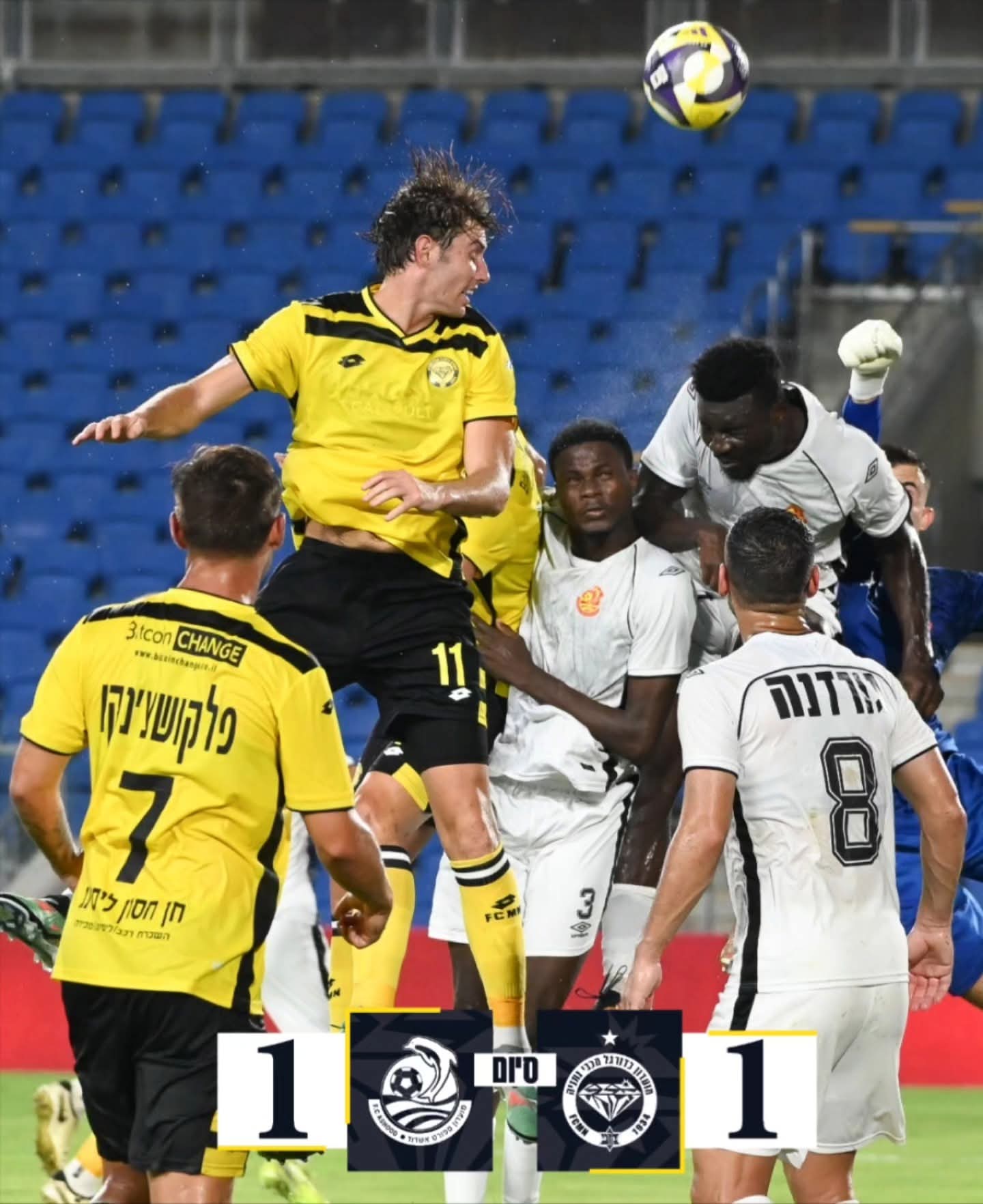 שיוויון בנתניה. צילום: מכבי דיגיטל.