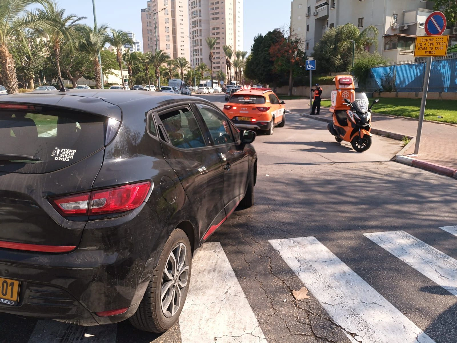 צילום זירת התאונה