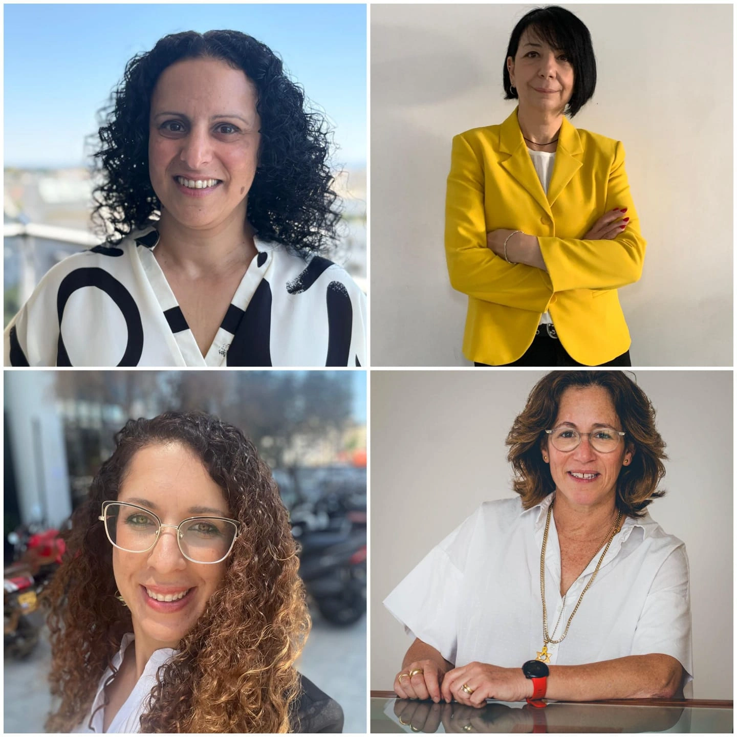 תמונתן של ארבעת המנהלות