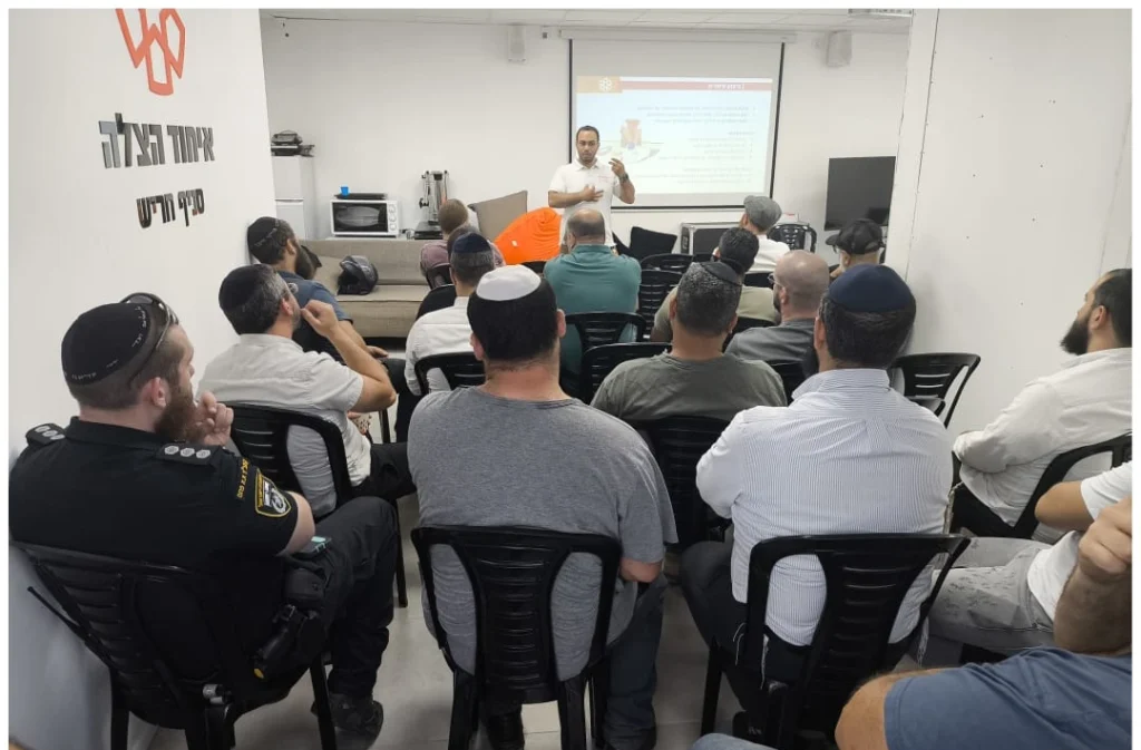 תמונה מהכנס של המתנדבים