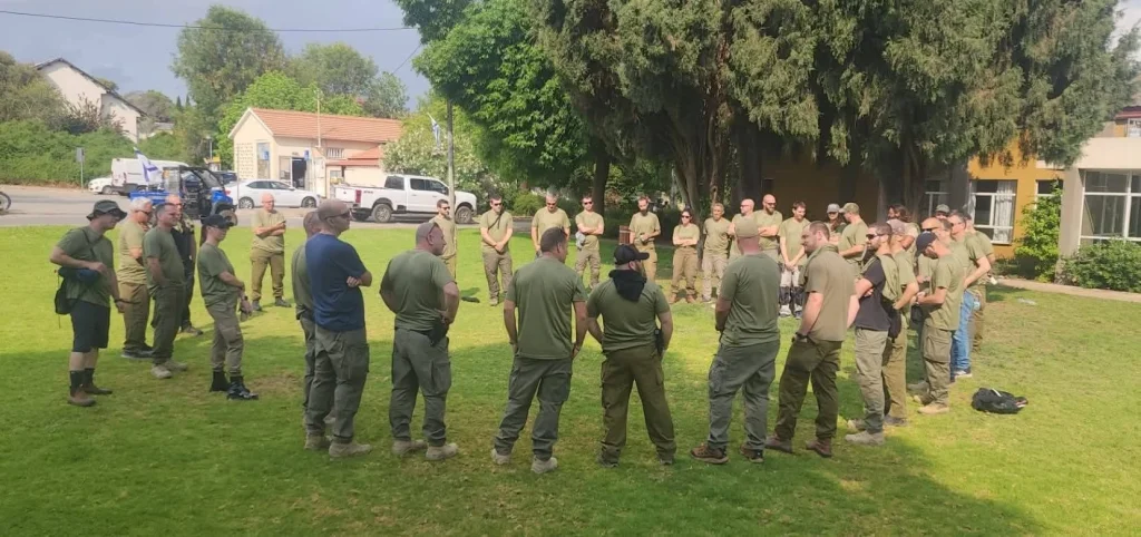 צילום חיילי הגדוד