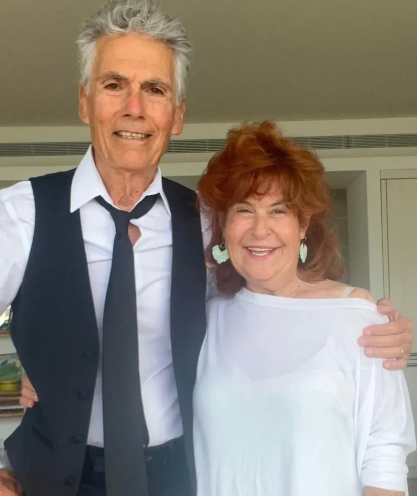 ציפי שביט ובעלה-צילום משפחתי