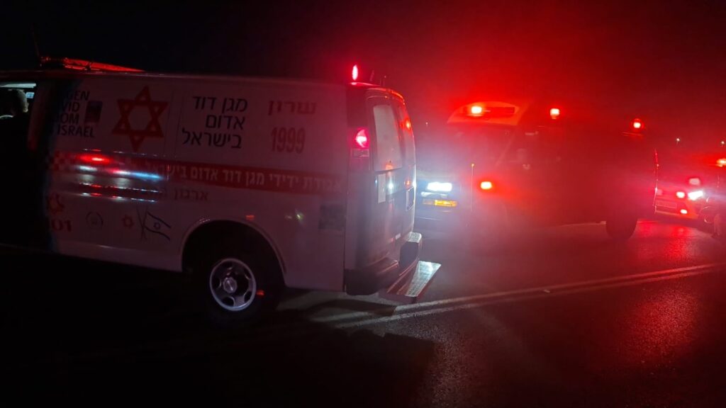 צילום אמבולנס בזירה