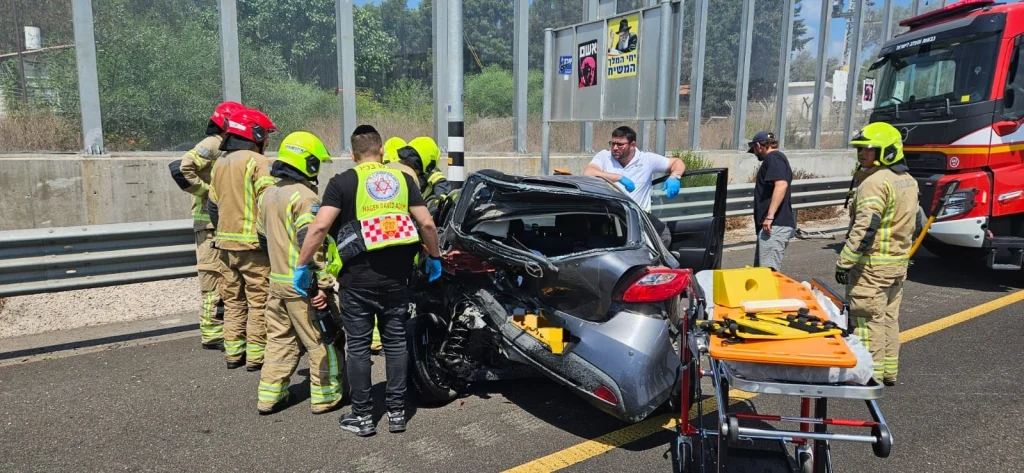תמונה מזירת התאונה