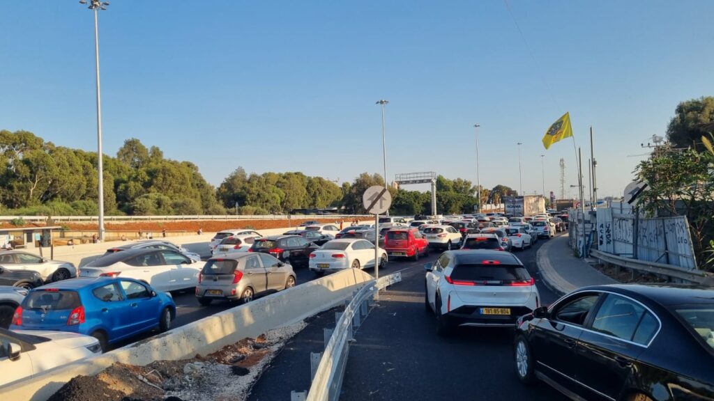 צילום עומסי התנועה