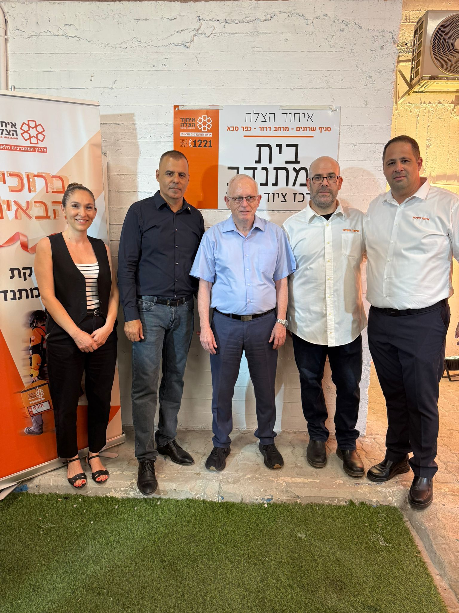 צילום ראש העיר ומתנדבים באירוע