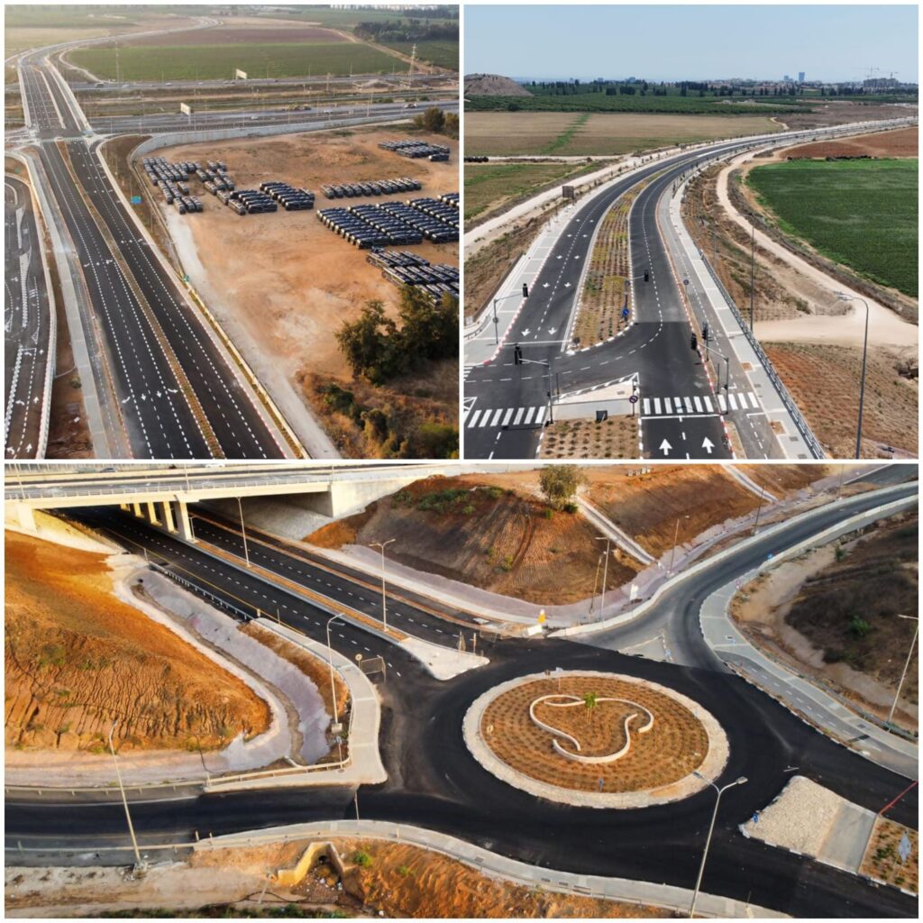 צילום על של הכביש