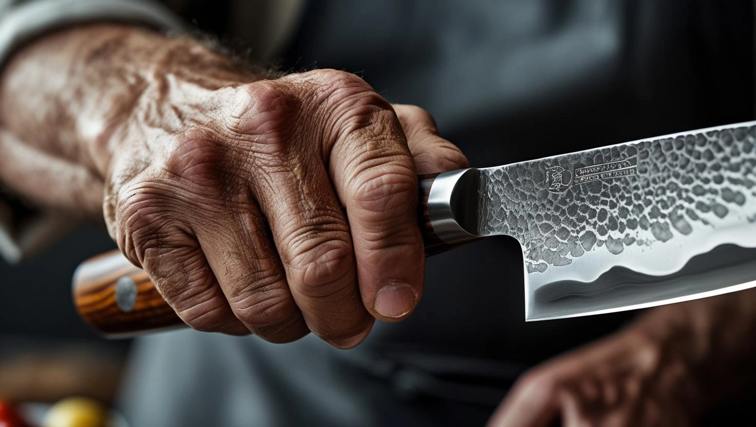 אילוסטרציה של יד מחזיקה סכין