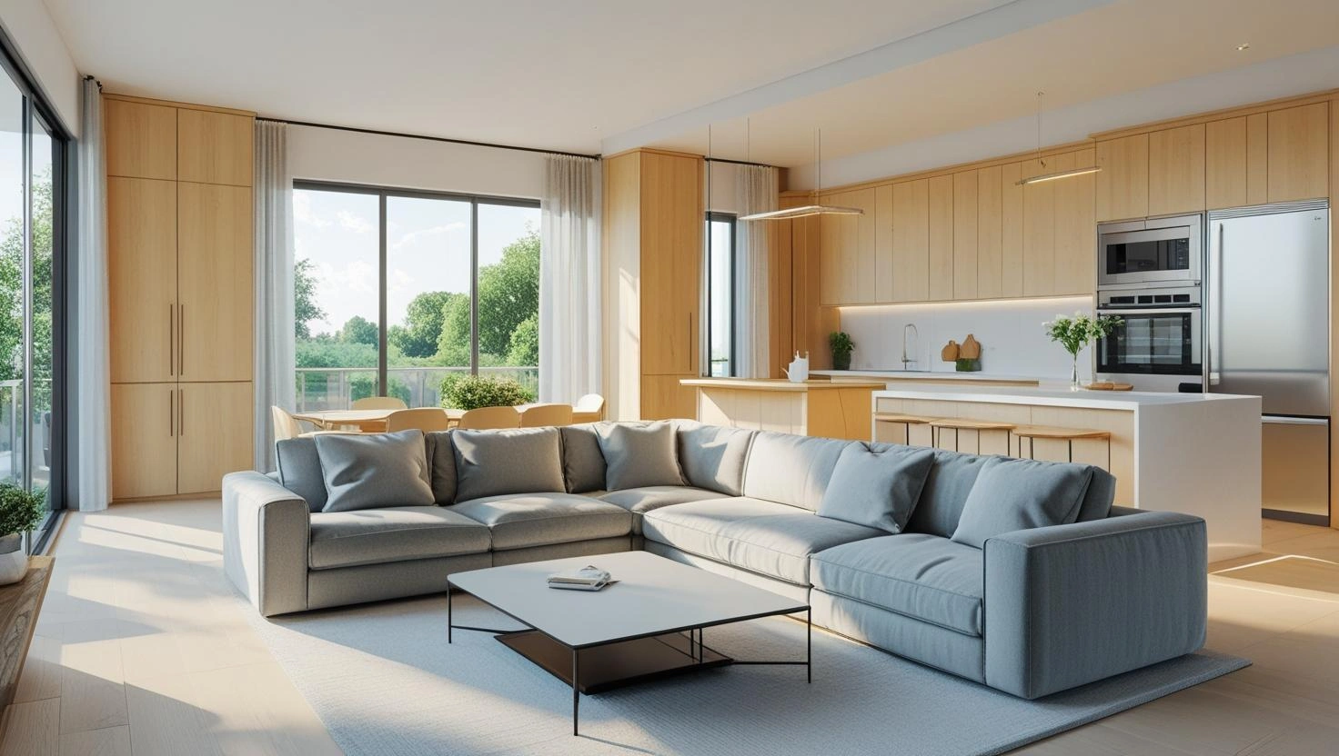 אילוסטרציה של דירה חדשה