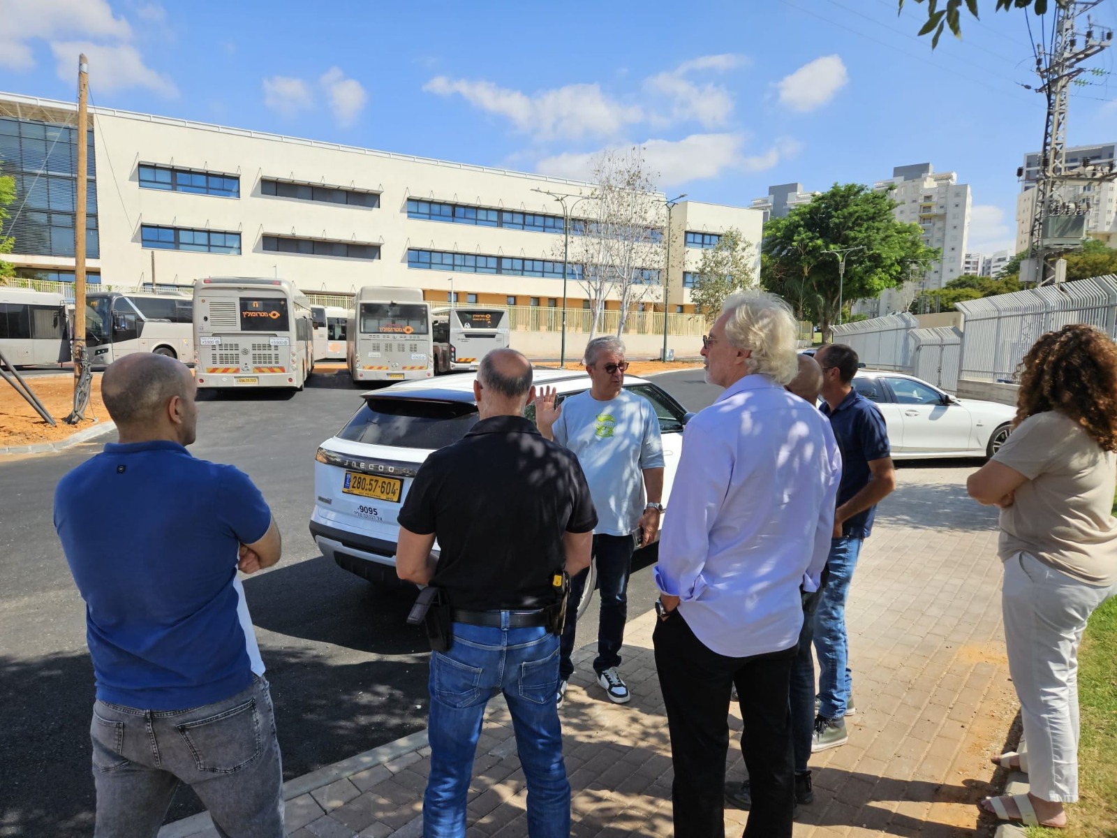 צילום מהסיור שנערך עם אנשי המקצוע