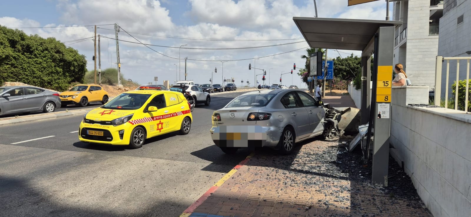 צילום זירת תאונה