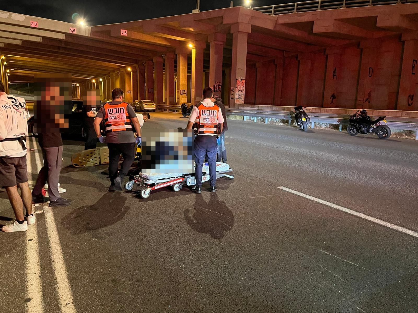 צילום בזירת התאונה