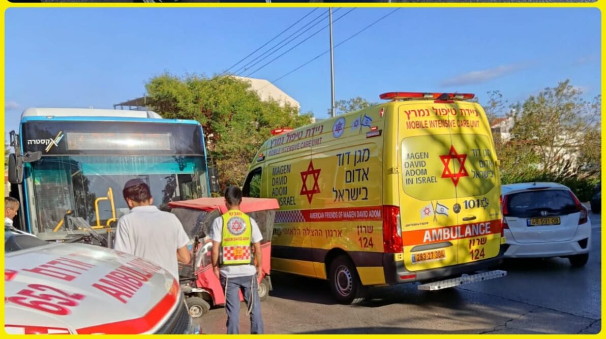 צילום זירת התאונה