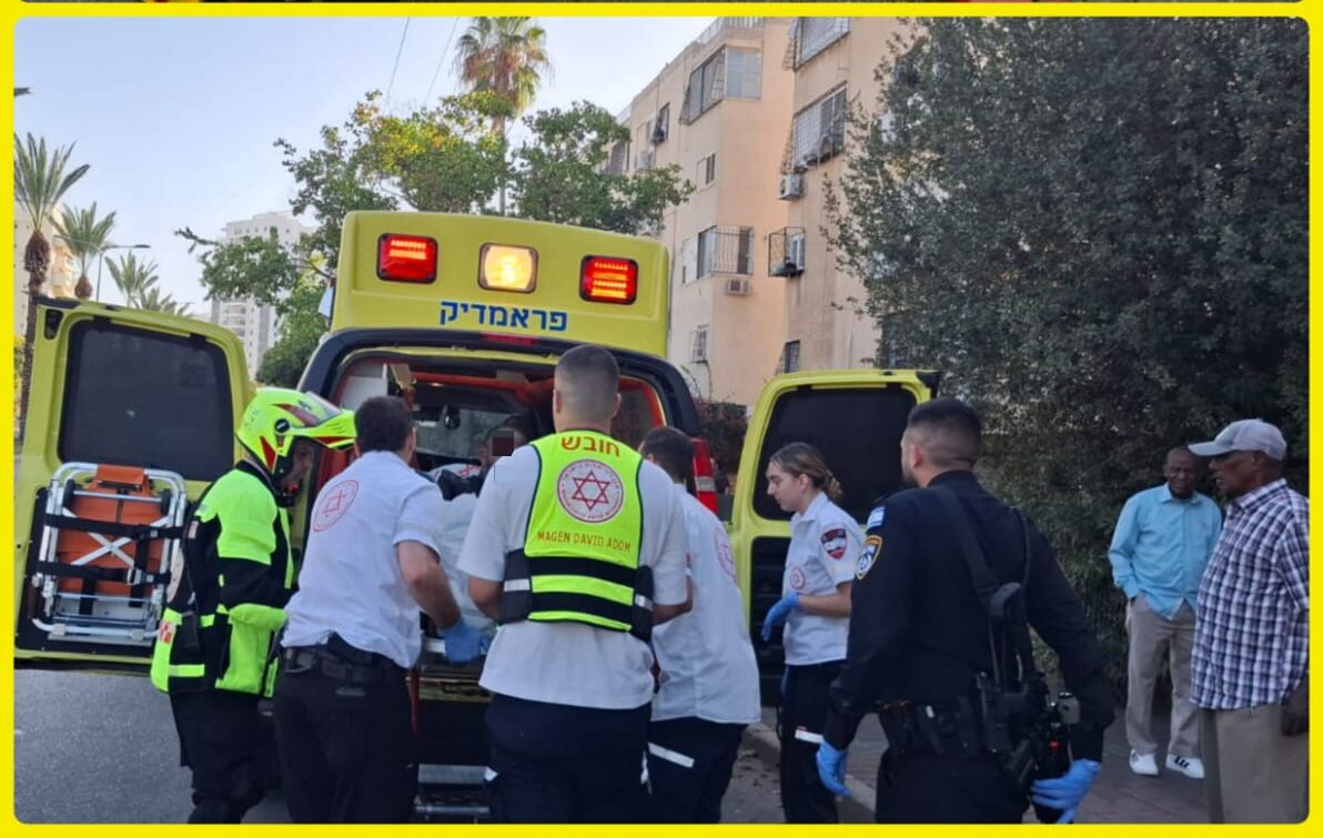 צילום אמבולנס בזירה