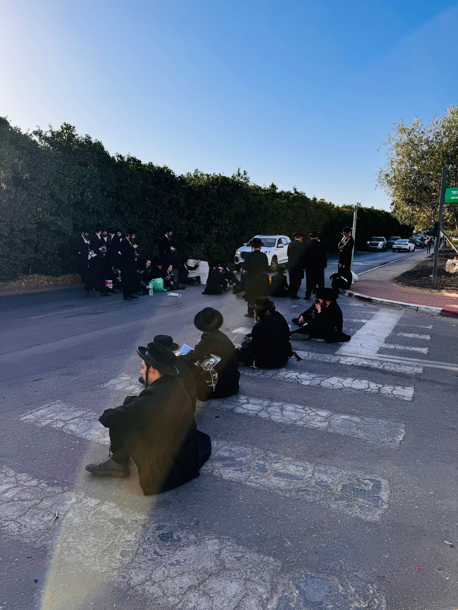 צילום המפגינים