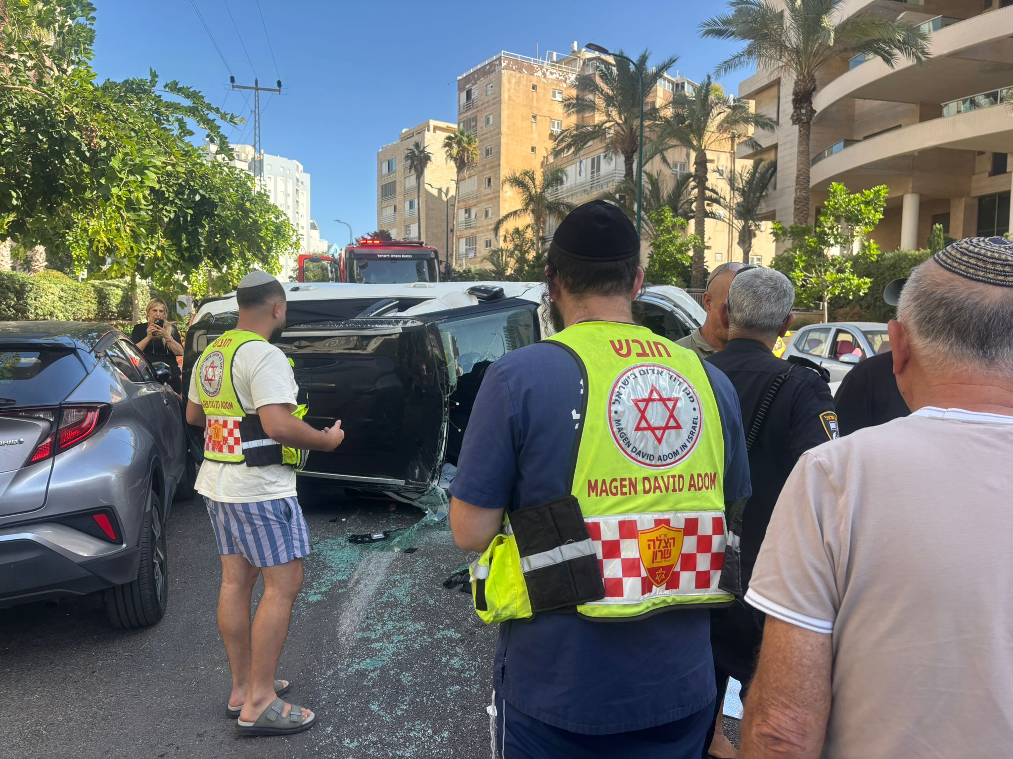 צילום הרכב ההפוך