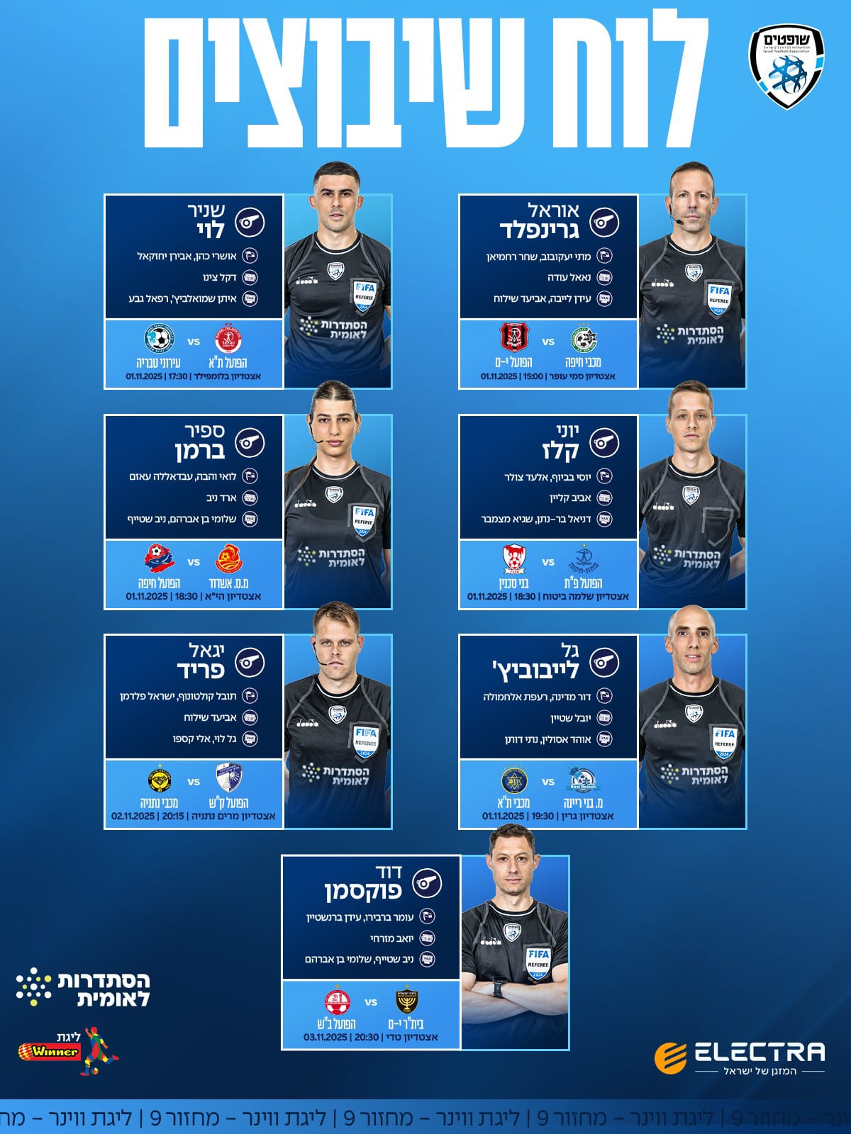 מי ישפטו את מכבי נתניה? צילום: איגוד השופטים.