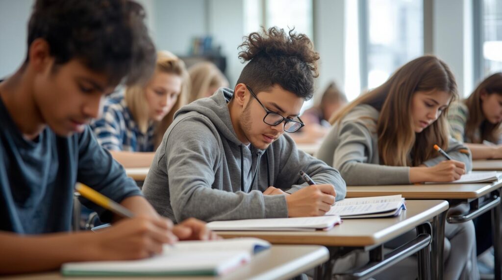 אילוסטרציה כיתת לימוד תיכון