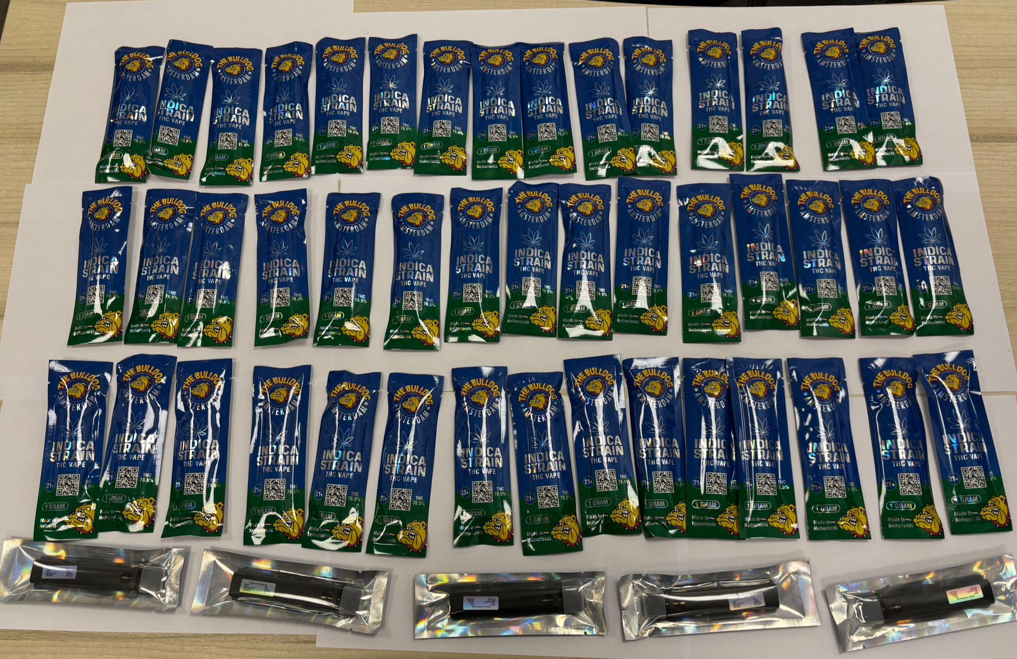 תיעוד הסמים שנתפסו