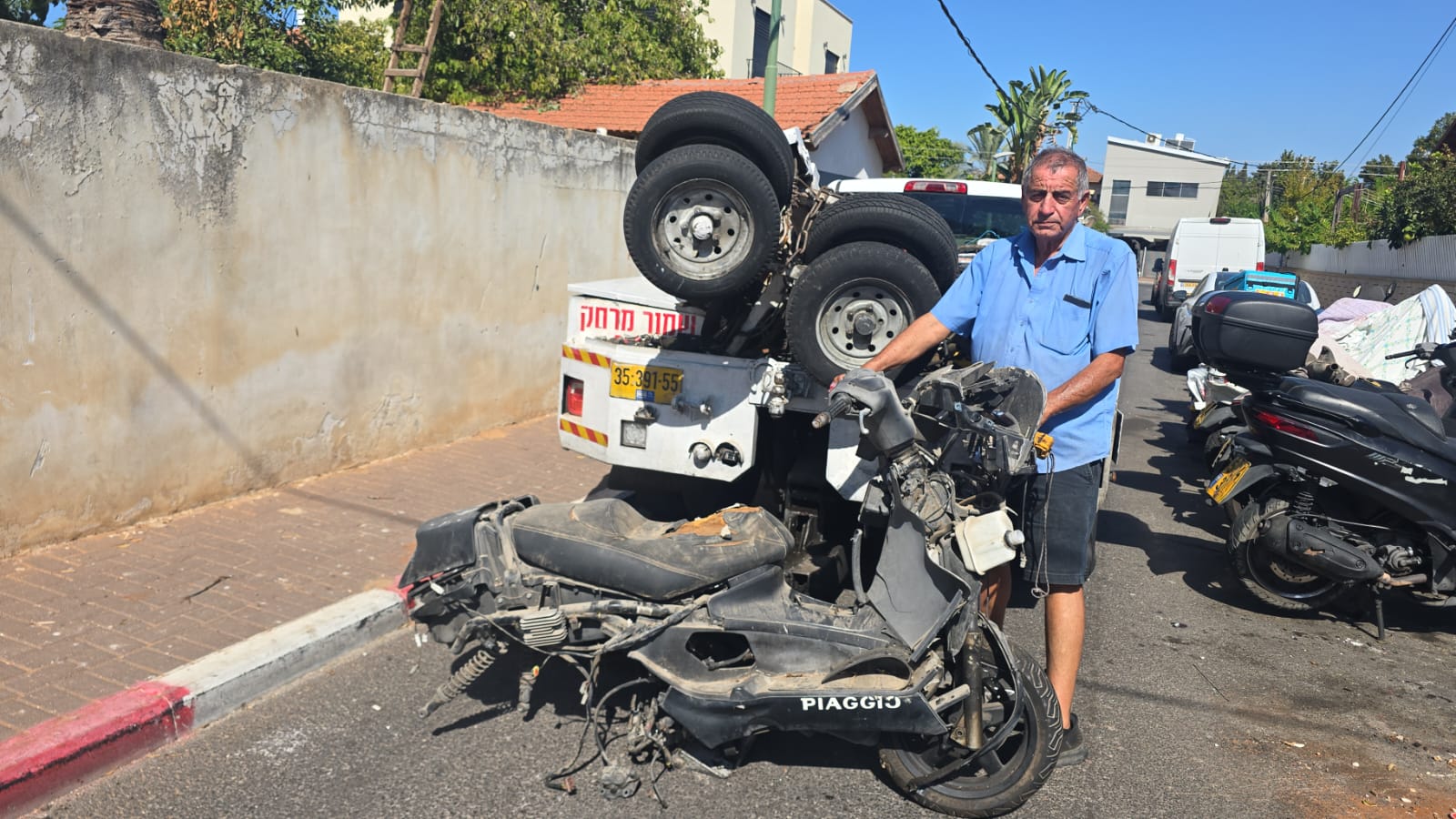 צילום החרמת האופנועים