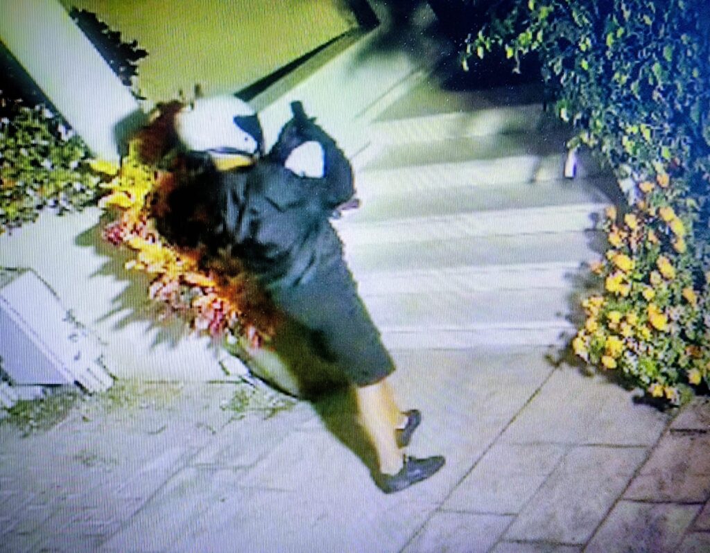 תיעוד אחד החשודים בפעולה