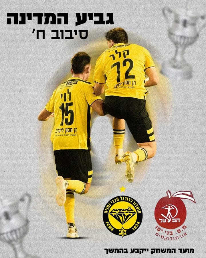 גביע המדינה. צילום: מדיה מכבי נתניה.