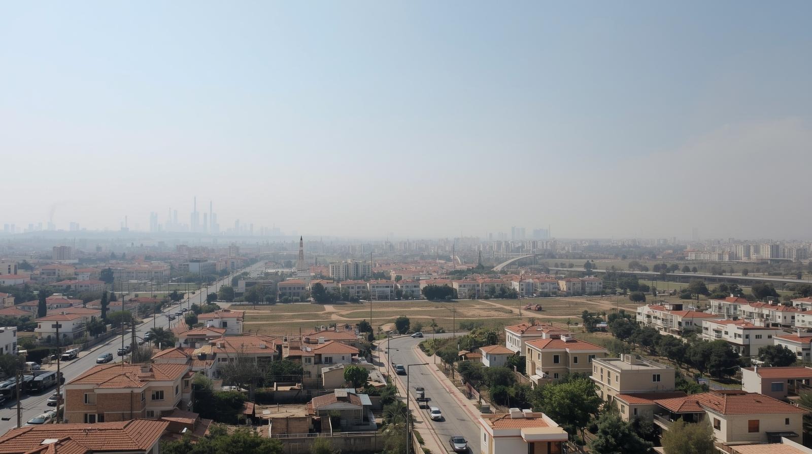 תמונה לאופק המזרחי של העיר