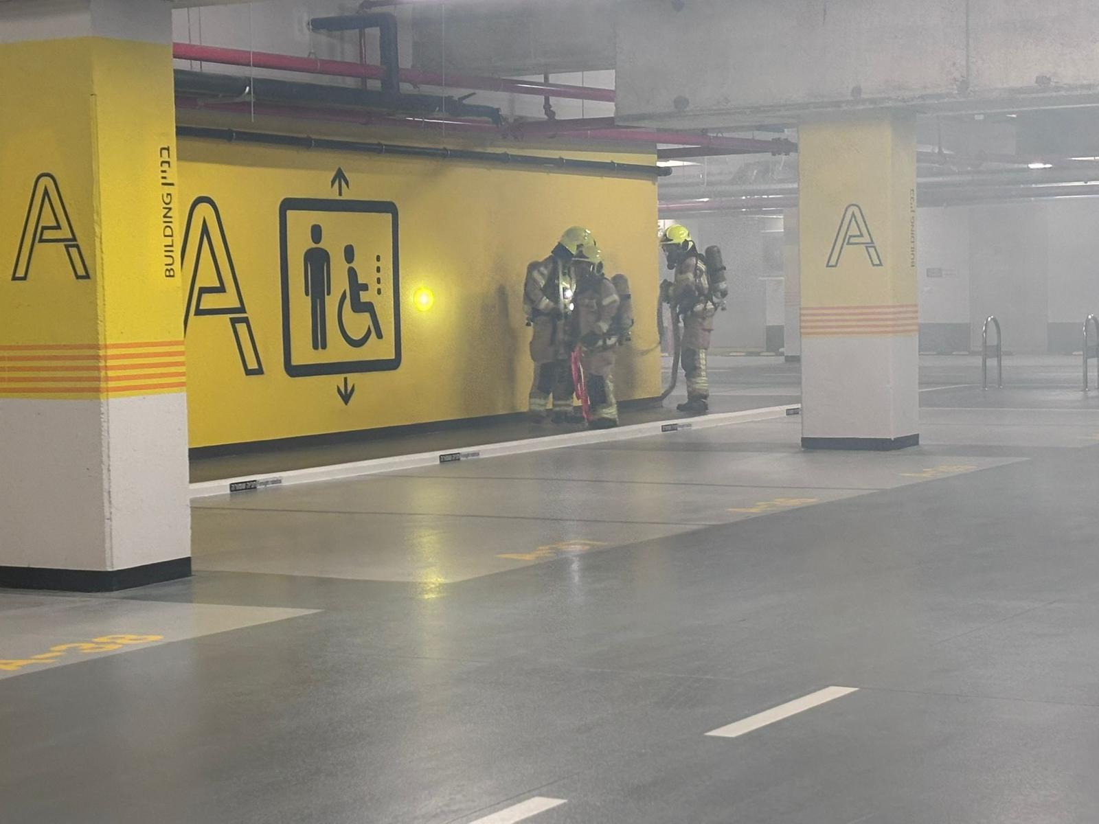 תרגיל של לוחמי האש