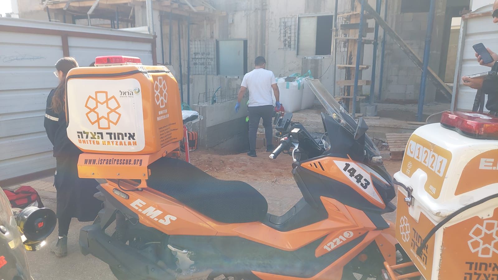 צילום מזירת הארוע