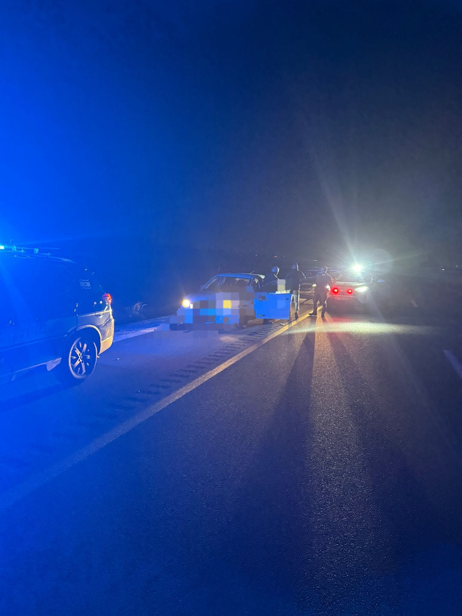 משטרה בצד הדרך