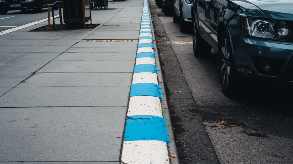 כחול לבן בחניון הרכבת. אילוסטרציה