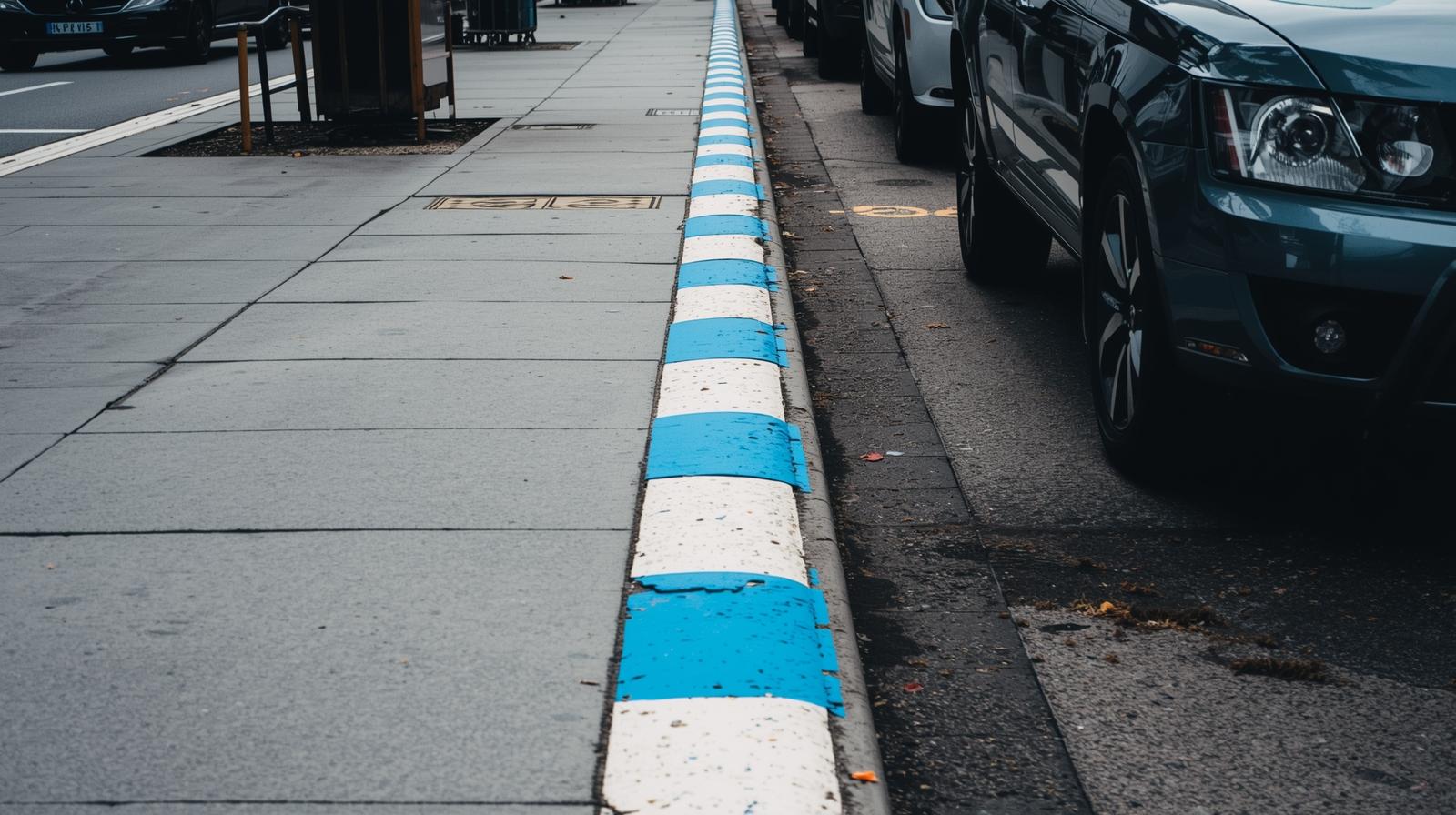 כחול לבן בחניון הרכבת. אילוסטרציה