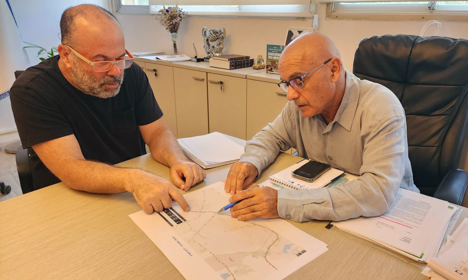 ישיבה ותכנון במועצת פרדס חנה - כרכור