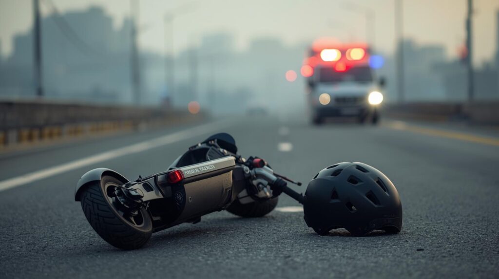 קורקינט על הכביש