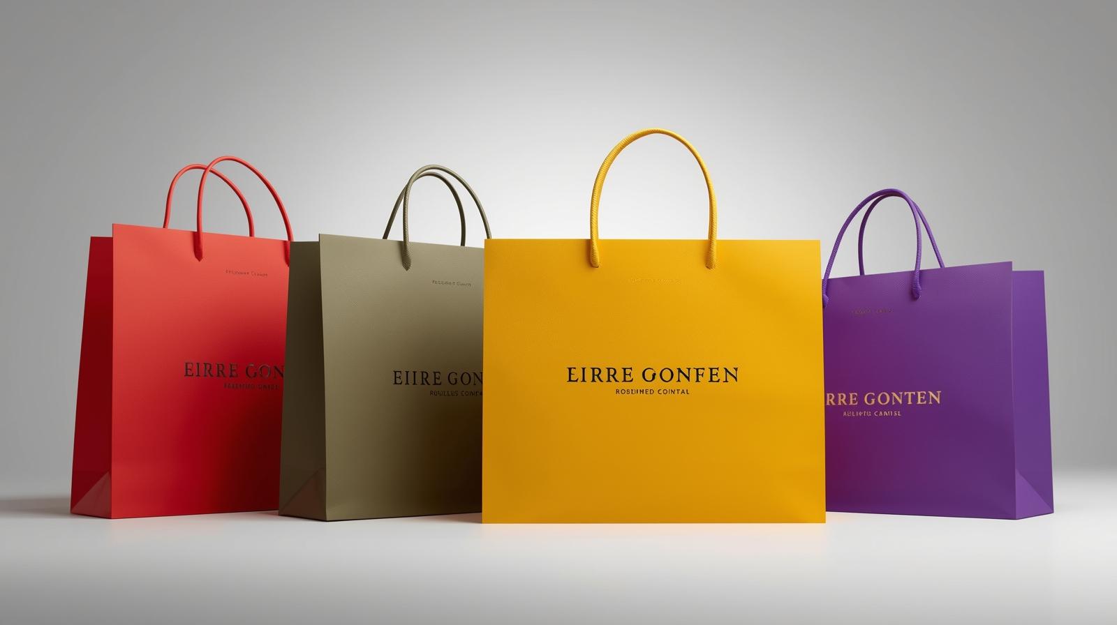 שקיות של קניות