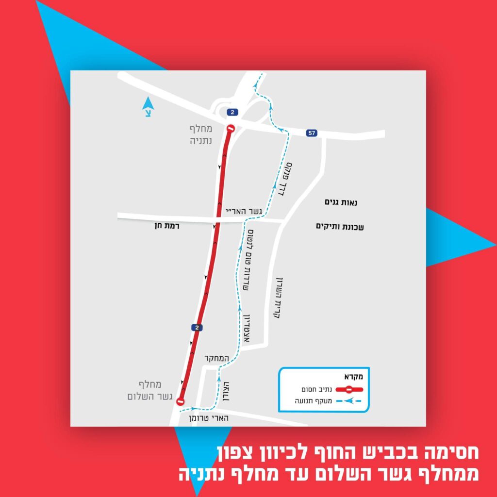 מפת עדכון תנועה