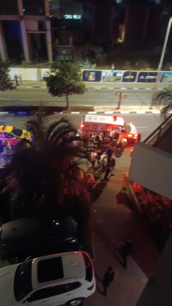 זירת האירוע ממבט למעלה