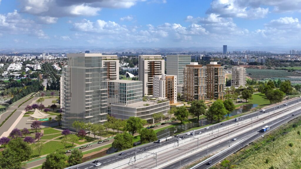 הדמיה של השכונה החדשה