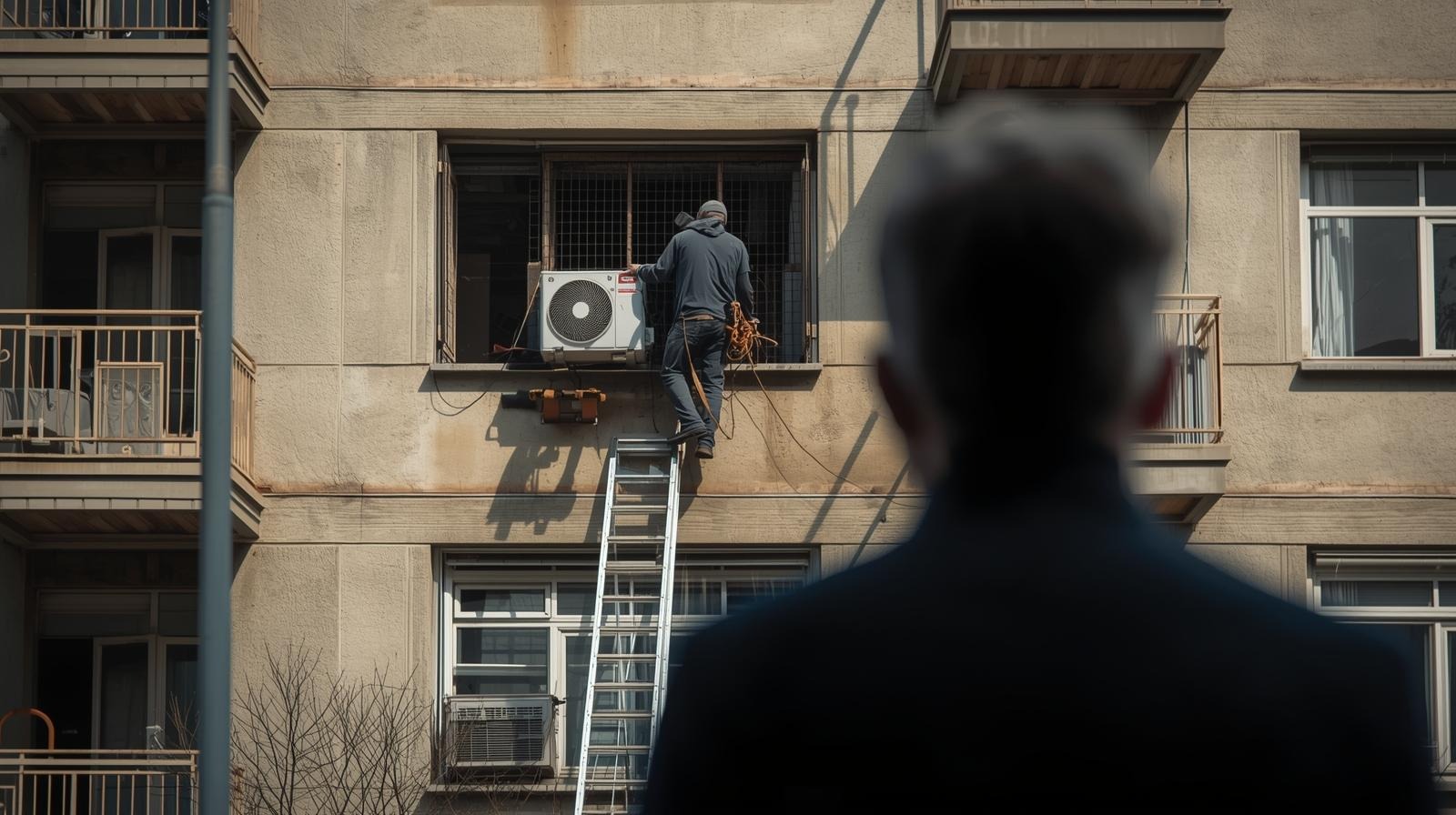 התקנת מזגן בבניין